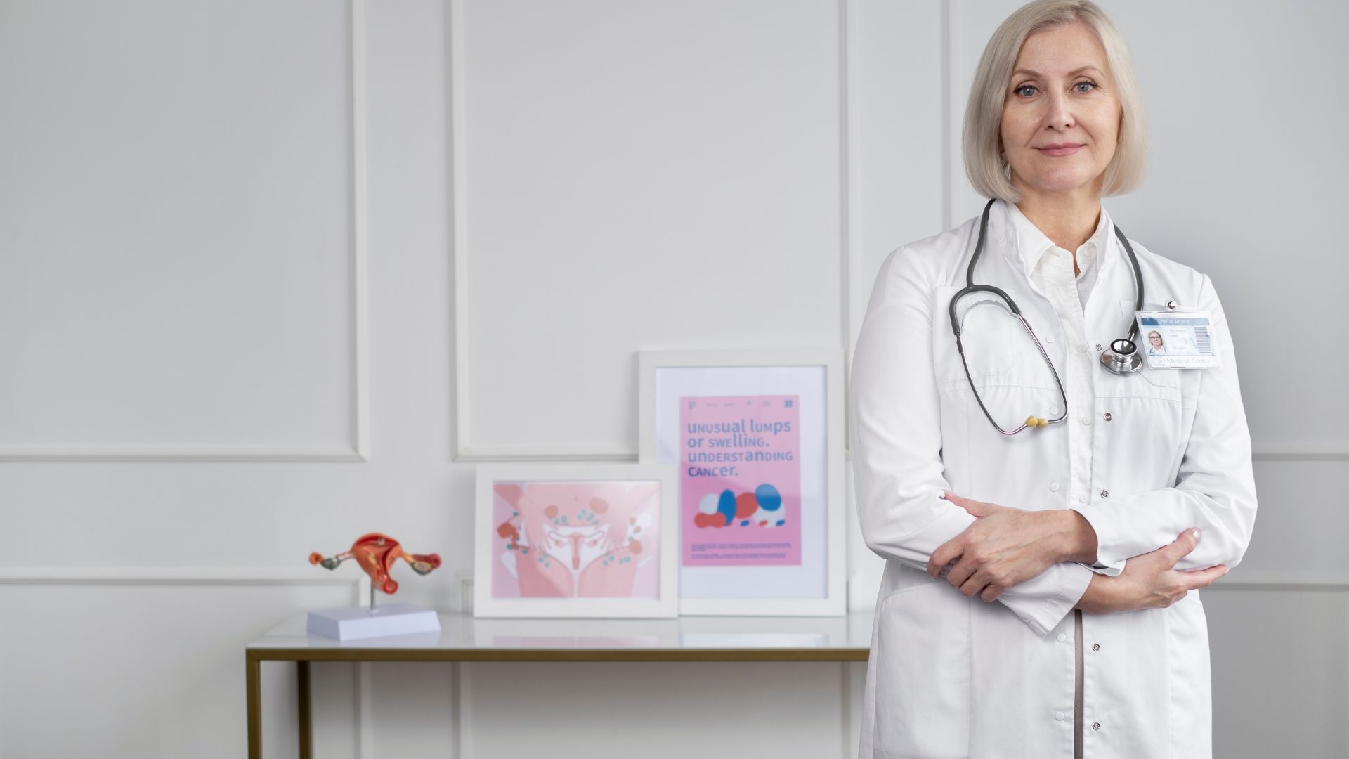 female doctor at clinic for Cervical Health